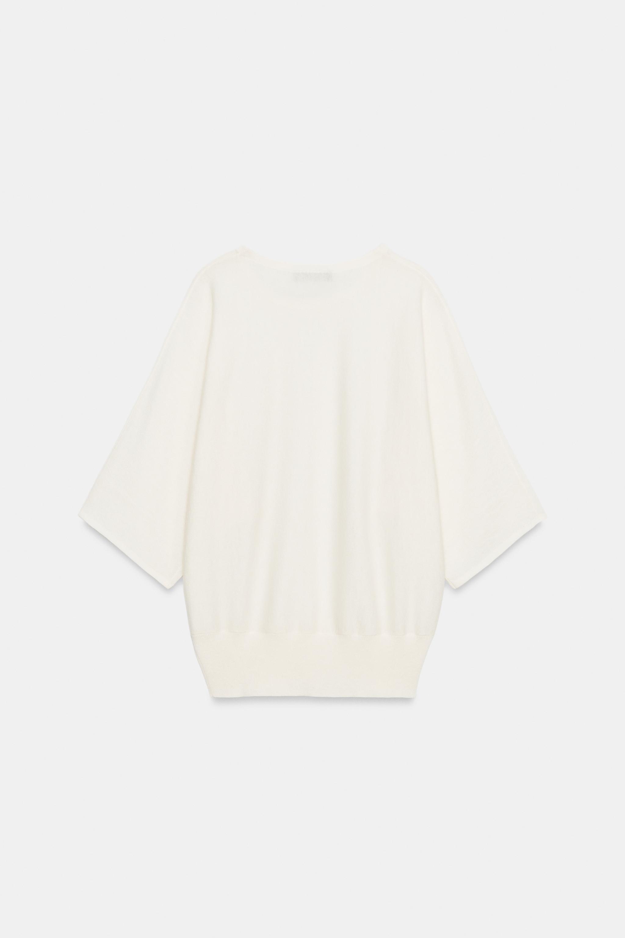 PULL EN MAILLE À MANCHES 3/4